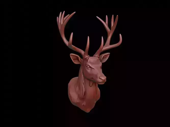 Deer Animal Bust