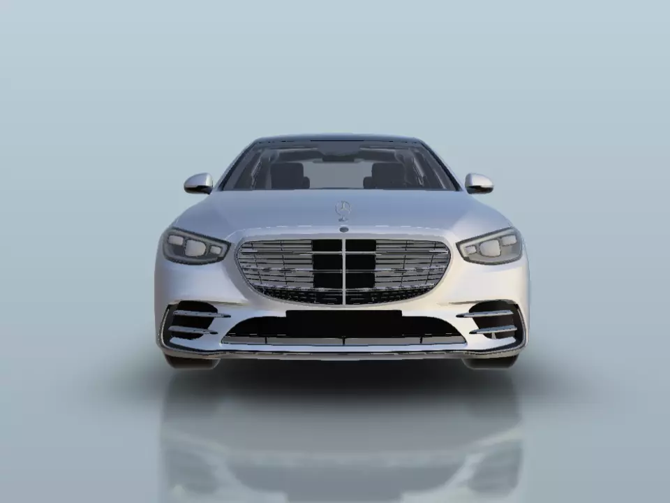 Mercedes Benz S500 2021 3D print model_0