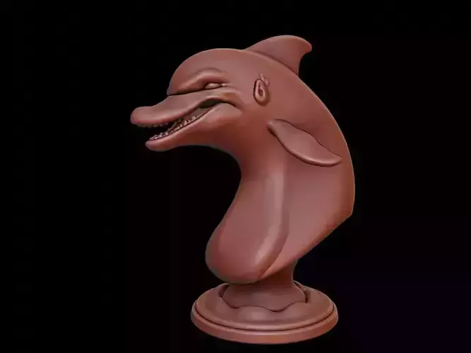 Dolphin Animal Bust