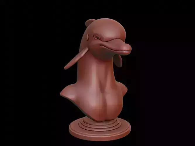 Dolphin Animal Bust