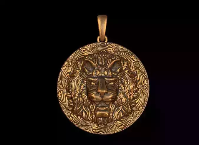 Lion pendant Ornament Design