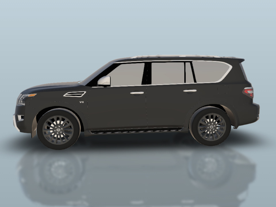 Nissan Armada Platinum 2022 3D print model_2