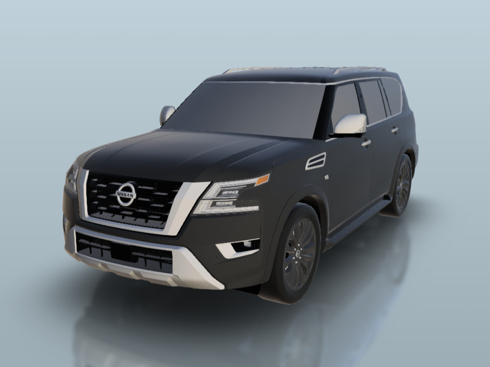 Nissan Armada Platinum 2022 3D print model_1