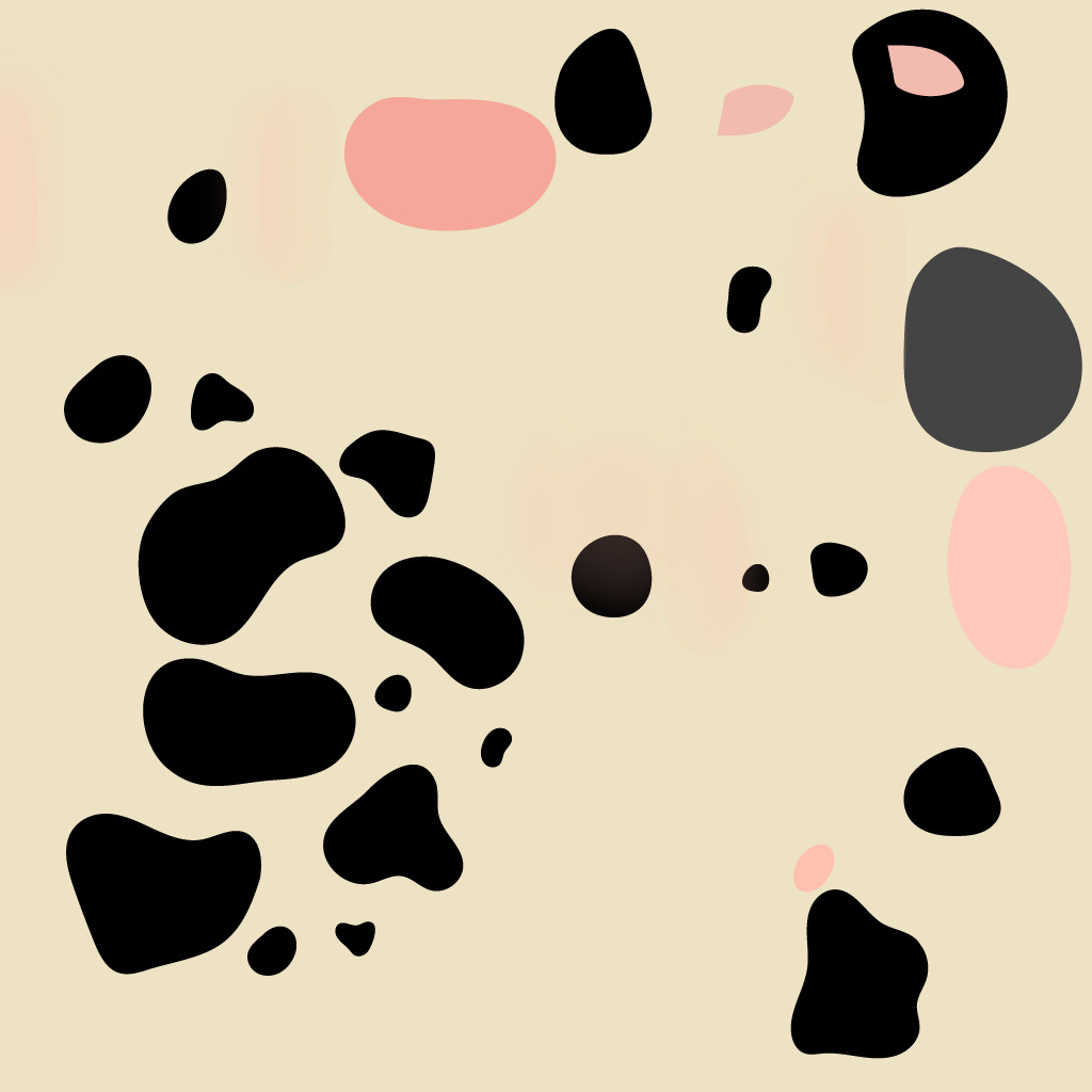 Cow 3D Cartoon Rigged Model Low-poly 3D model_7