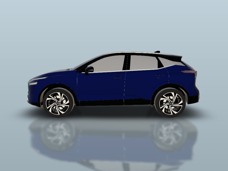 Nissan Qashqai 2022 3D print model_2