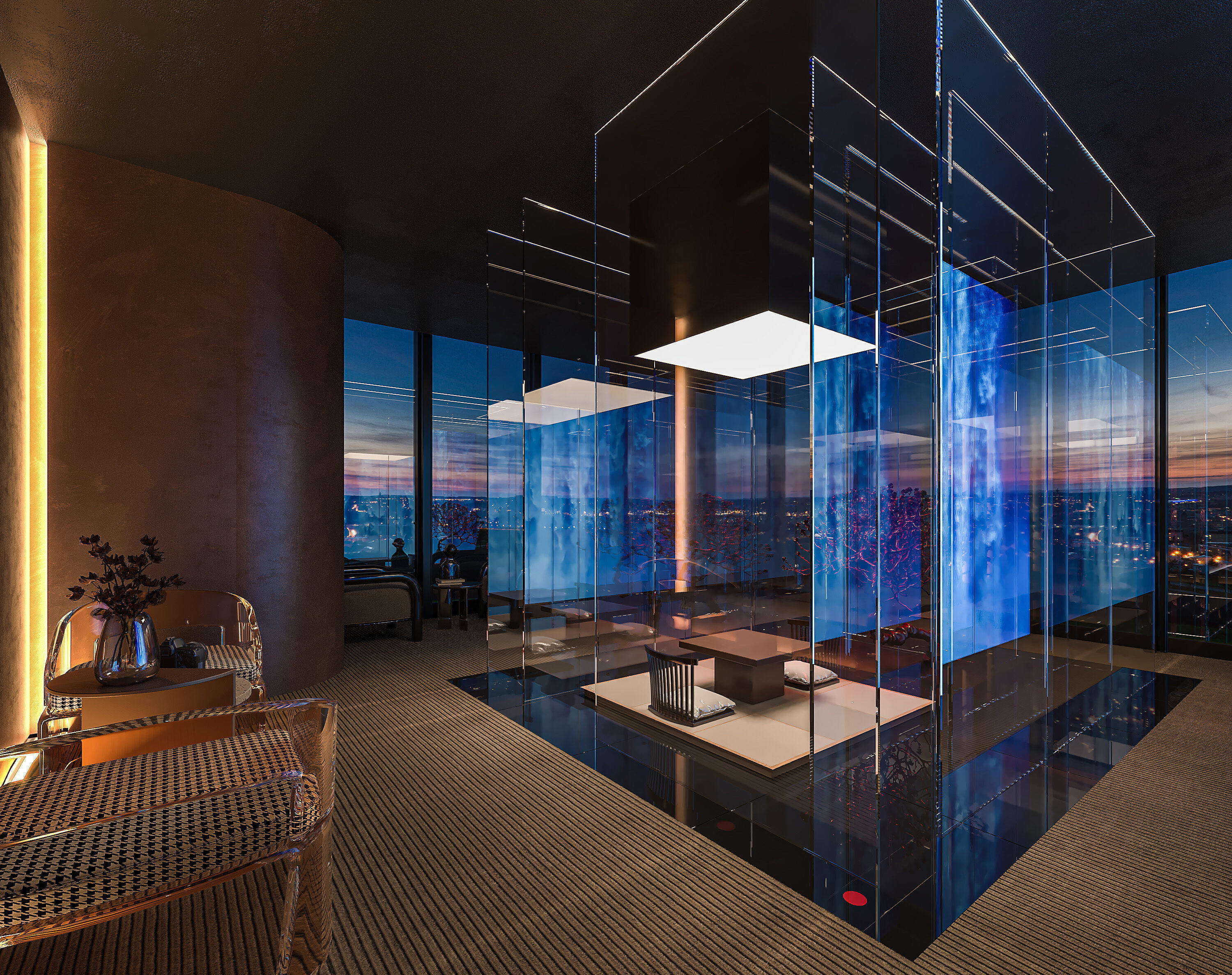 hotel lobby 3D model_1