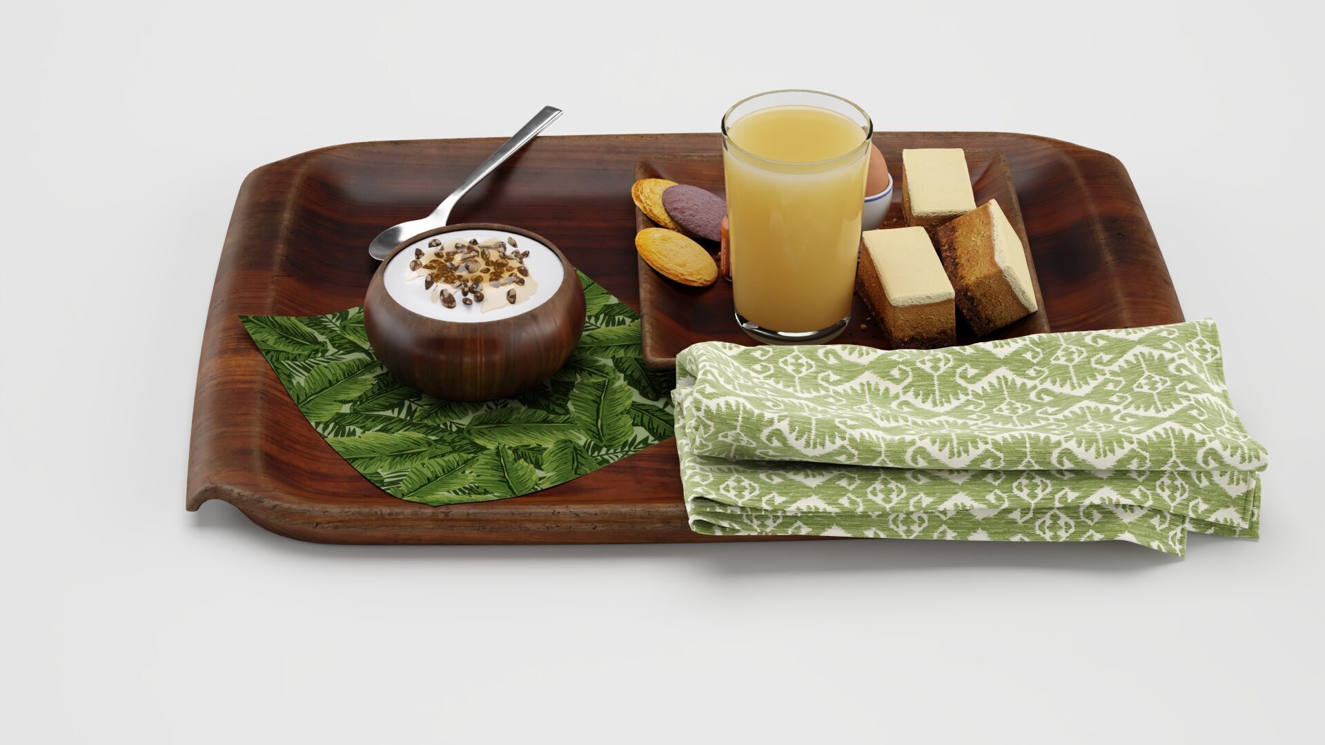 Breakfast Set 3D model_4