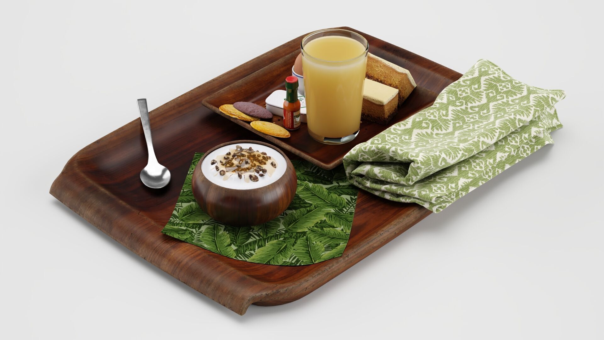 Breakfast Set 3D model_5