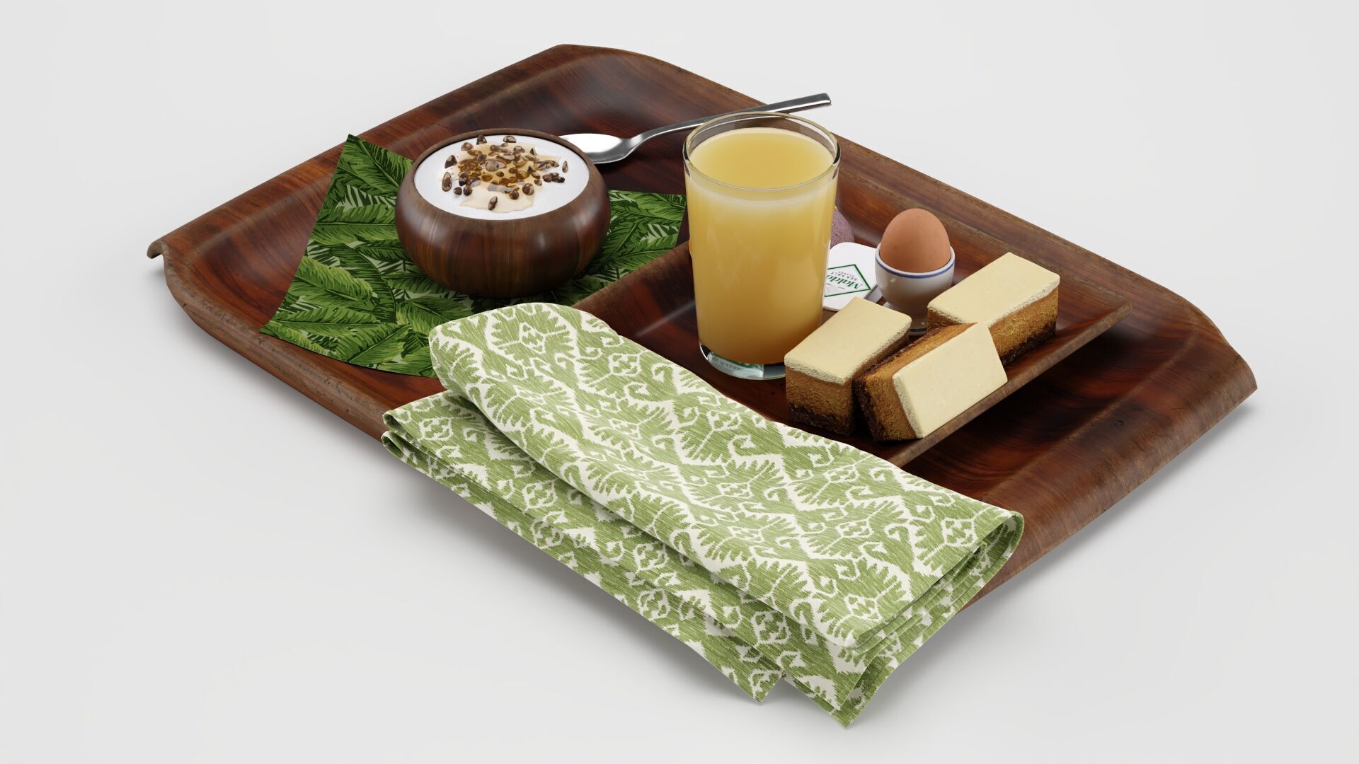 Breakfast Set 3D model_3