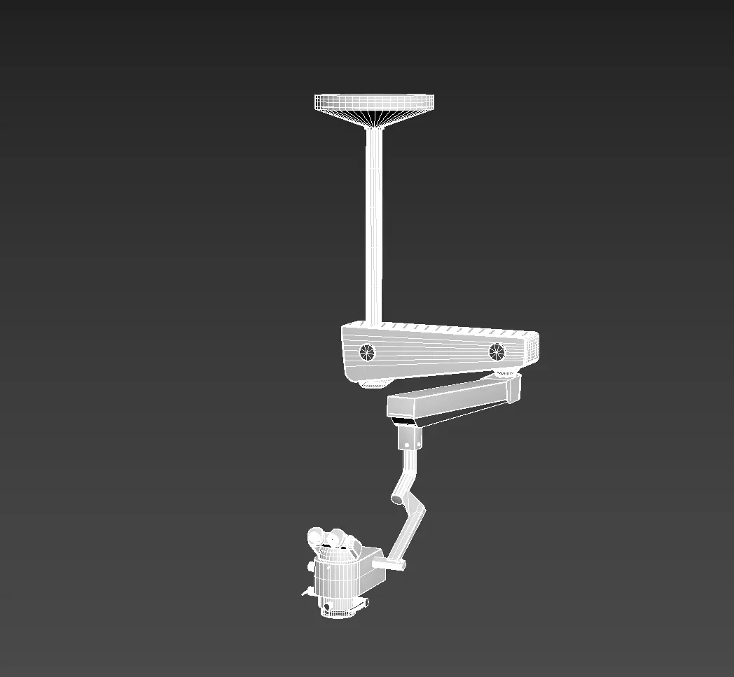 Microscope 3D model 3D model_3