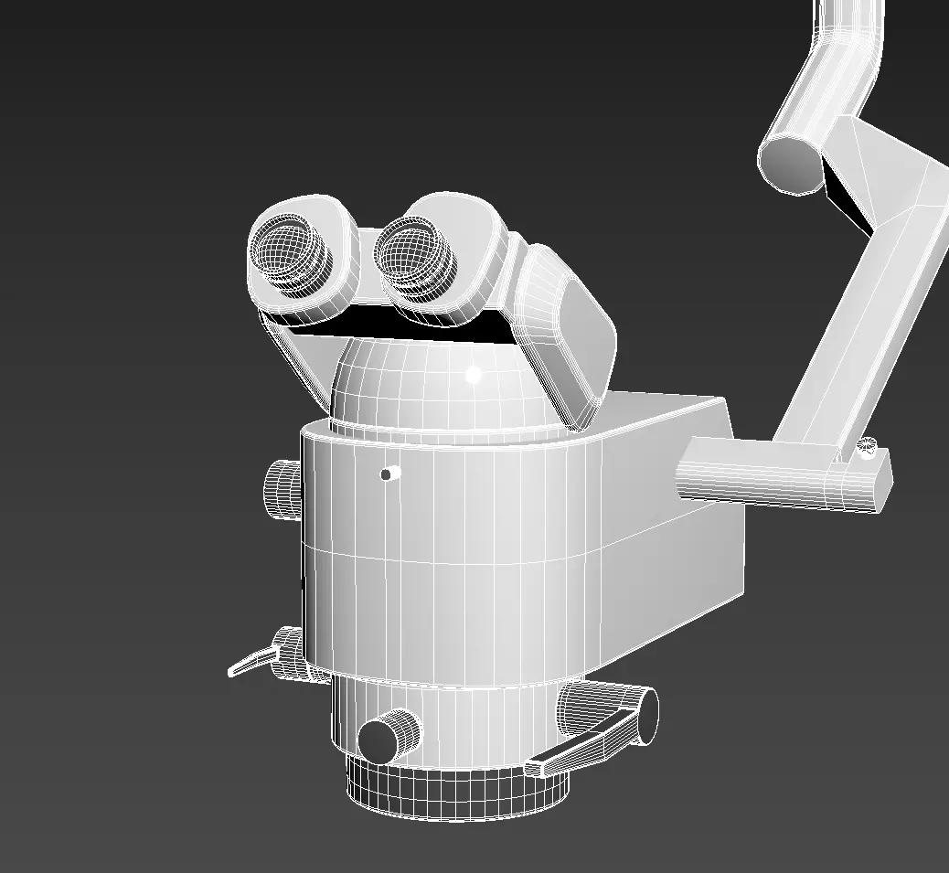 Microscope 3D model 3D model_4