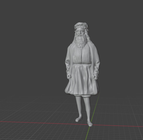 Leonardo da Vinci 3D print model_2