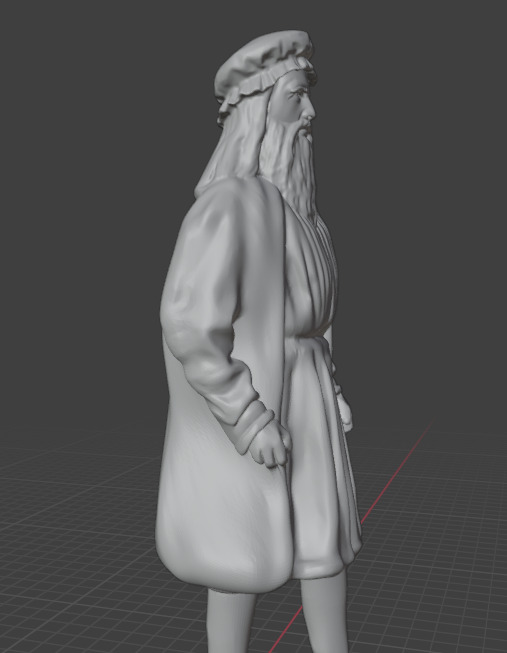 Leonardo da Vinci 3D print model_14
