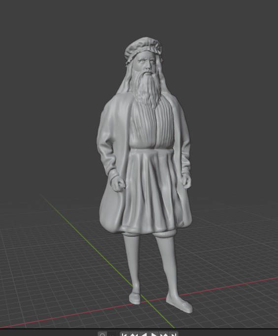 Leonardo da Vinci 3D print model_19