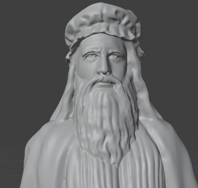 Leonardo da Vinci 3D print model_1