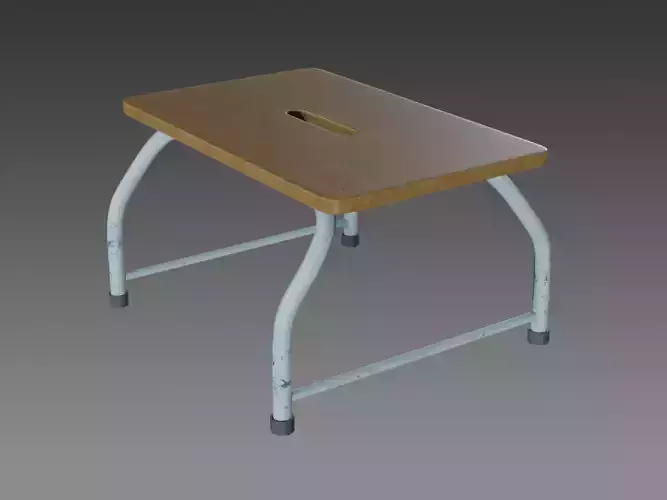 Wooden Single Step Stool