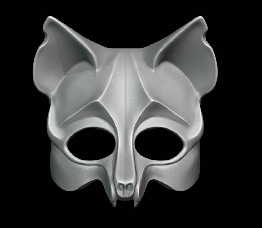 Fox Mask For 3d  Print 3D print model_2