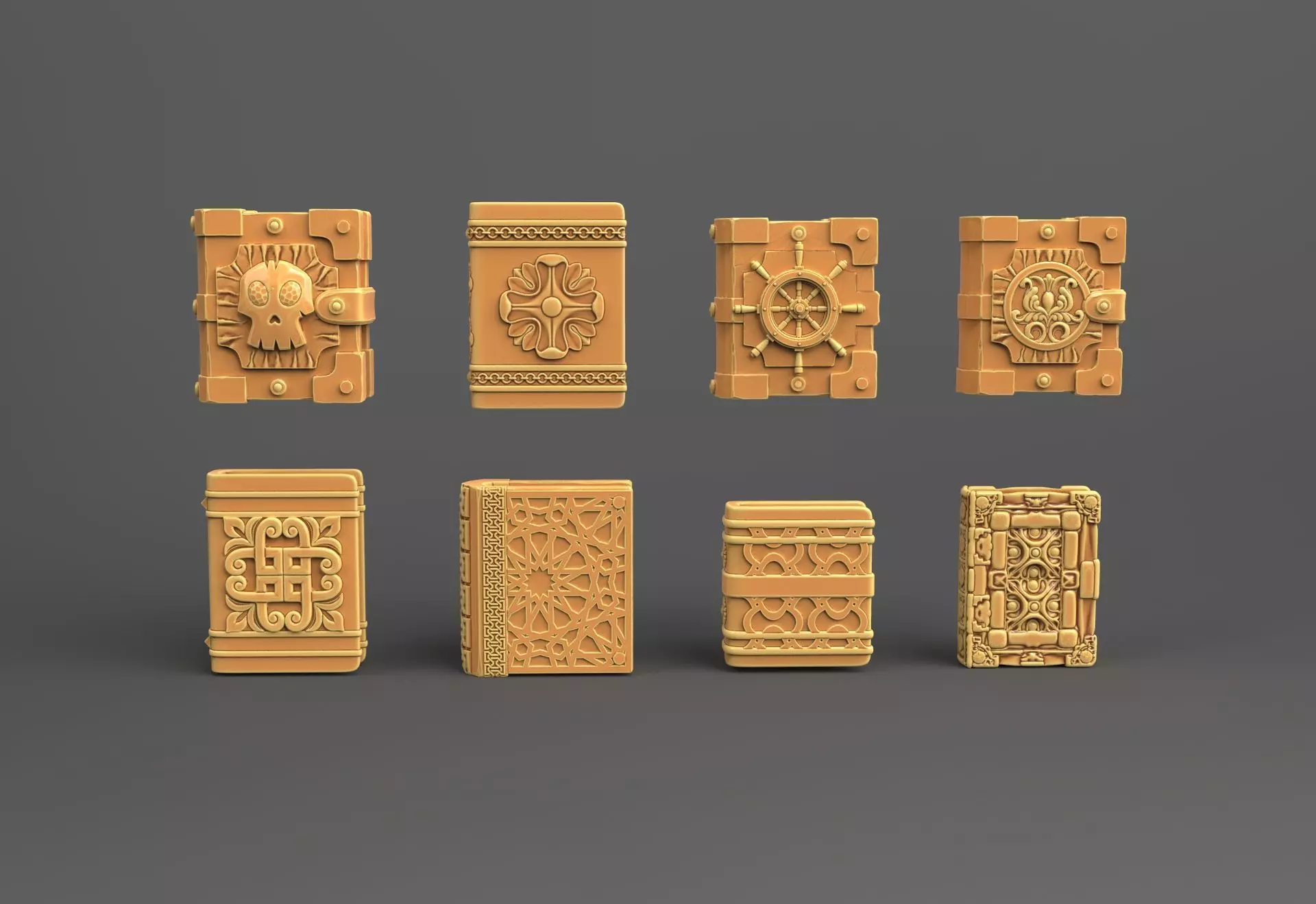 Mystical Tome Collection - 3D Printable Fantasy Books 3D print model_0