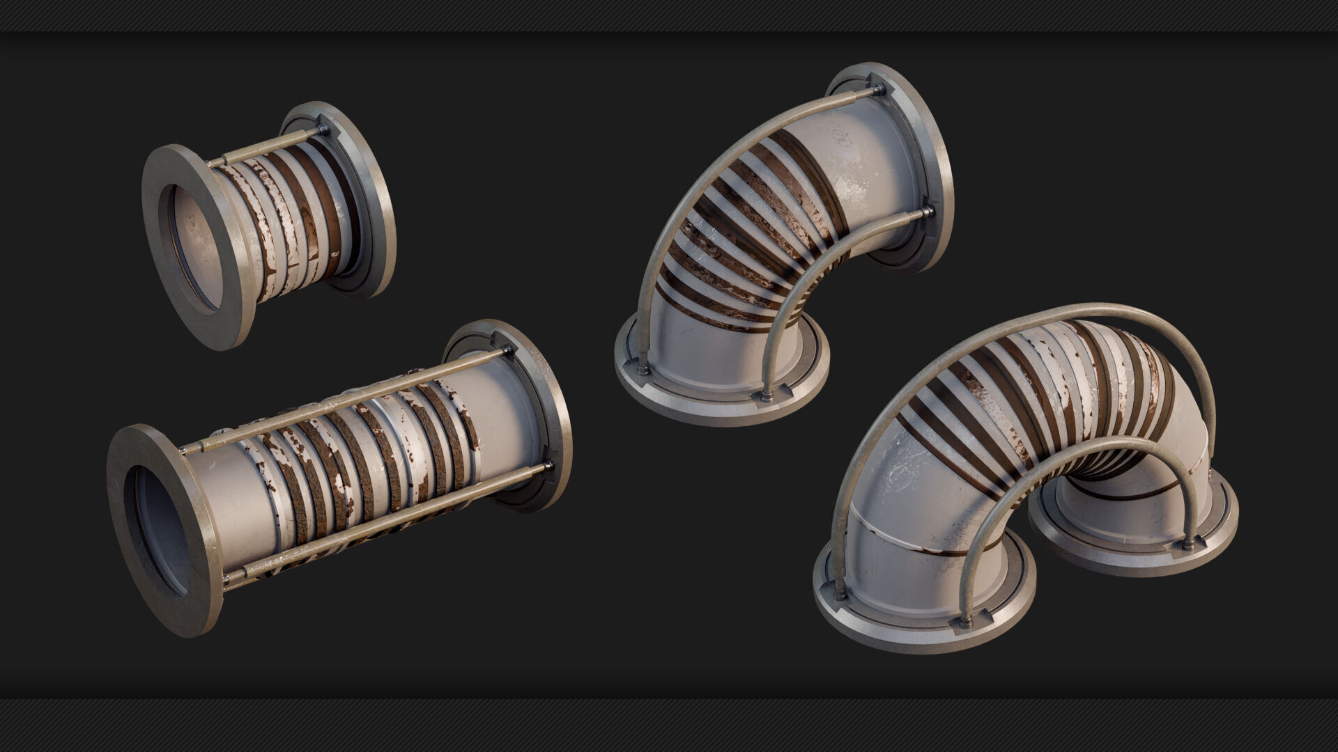 25 Sci-Fi Props - Kitbash - Vol 10 3D model_7