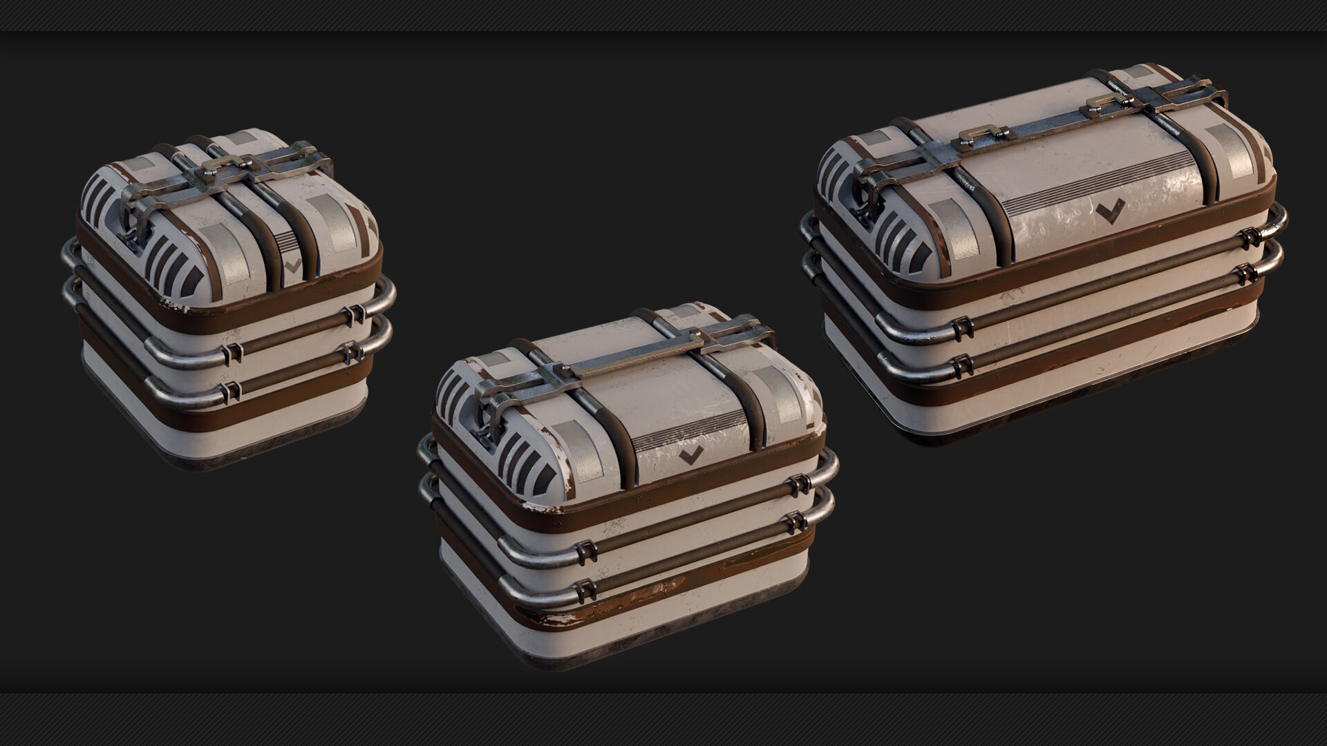 25 Sci-Fi Props - Kitbash - Vol 10 3D model_2