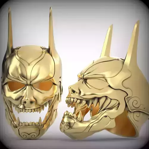 batman head ring 3D print model
