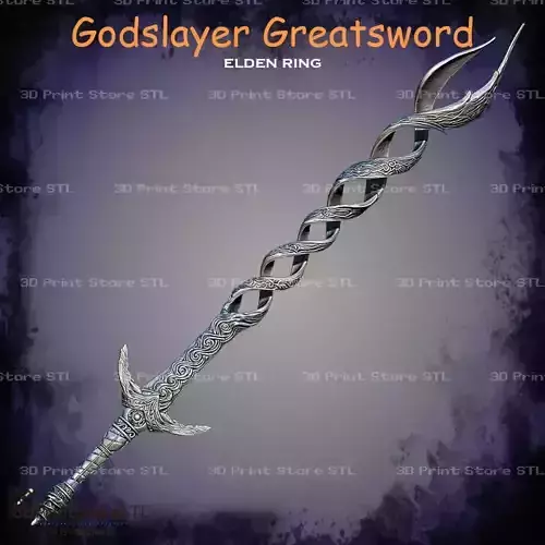 Godslayer Greatsword Cosplay Elden Ring - STL File