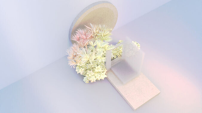 PODIUM ABSTRACT NO 8 Low-poly 3D model