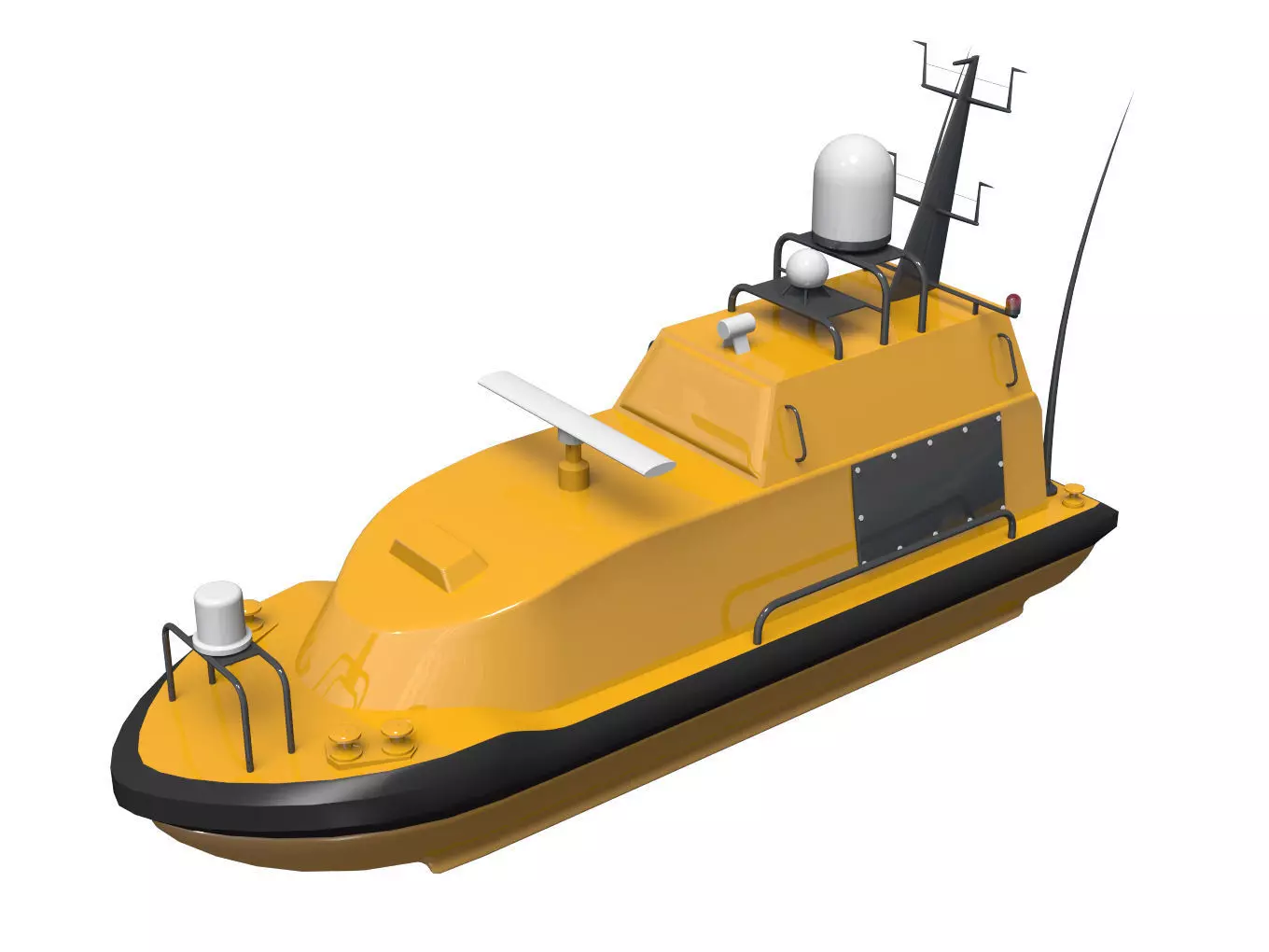 Autonomous Surface Vehicle 3D model_0