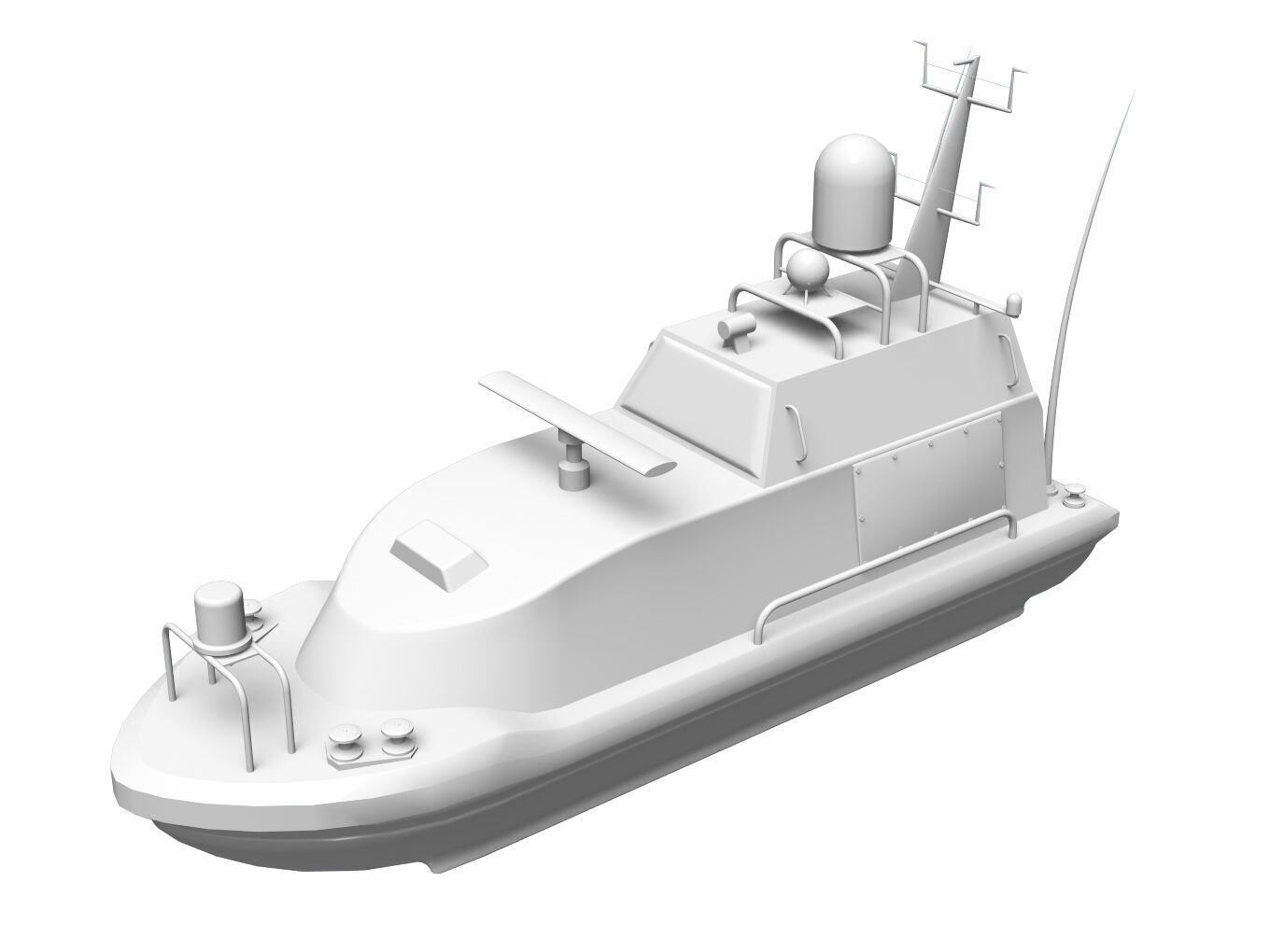 Autonomous Surface Vehicle 3D model_15