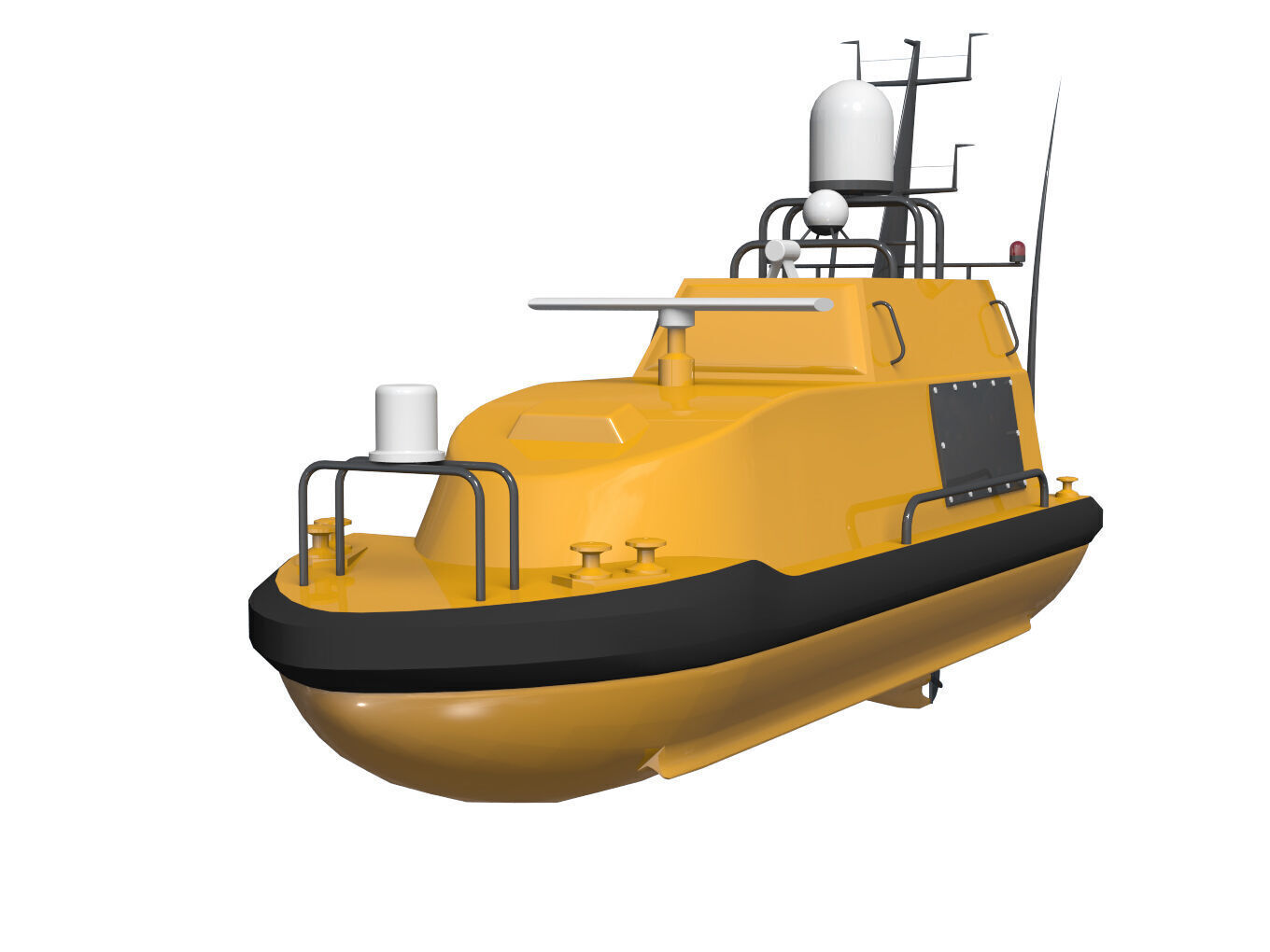 Autonomous Surface Vehicle 3D model_7