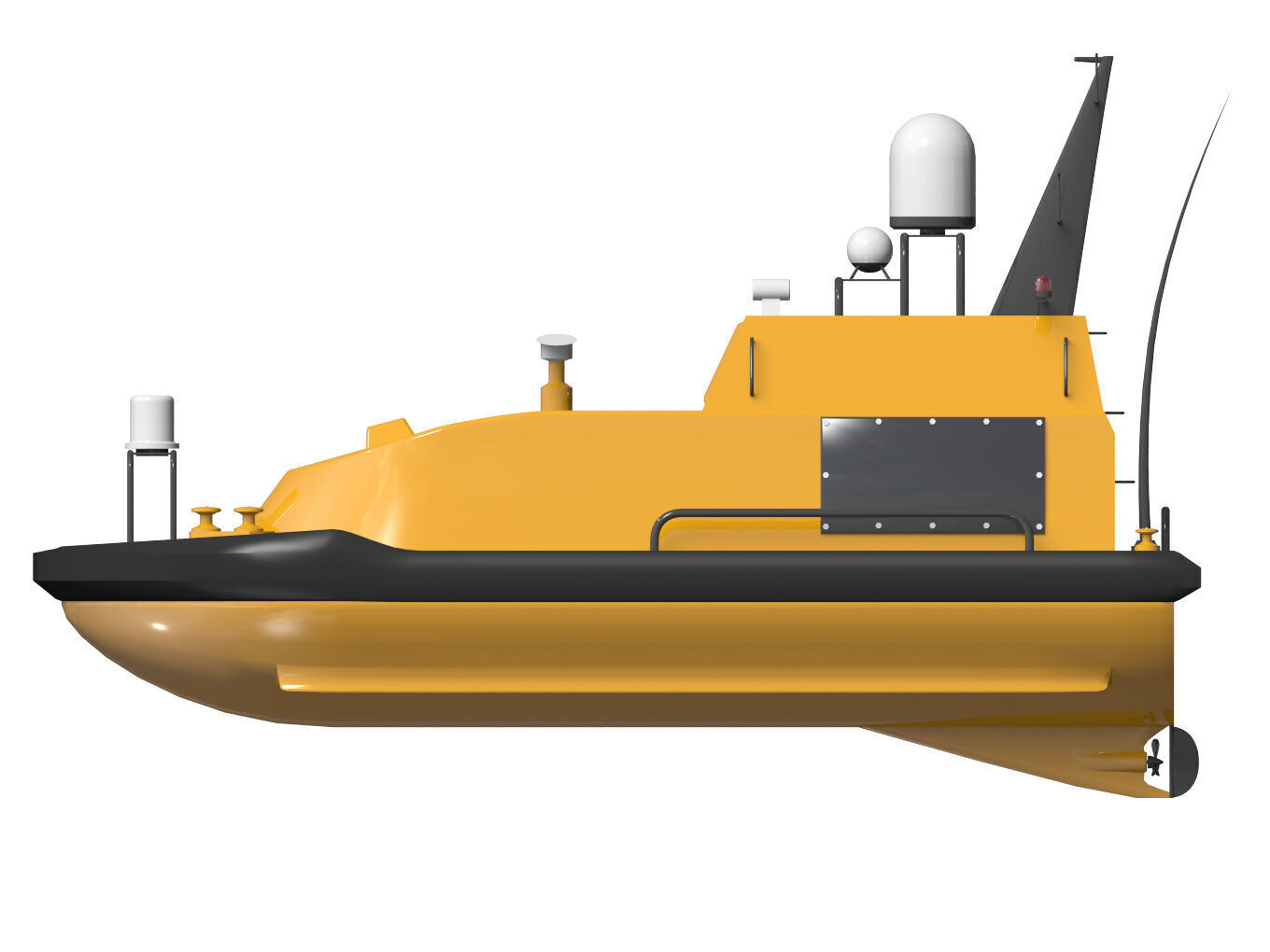 Autonomous Surface Vehicle 3D model_11