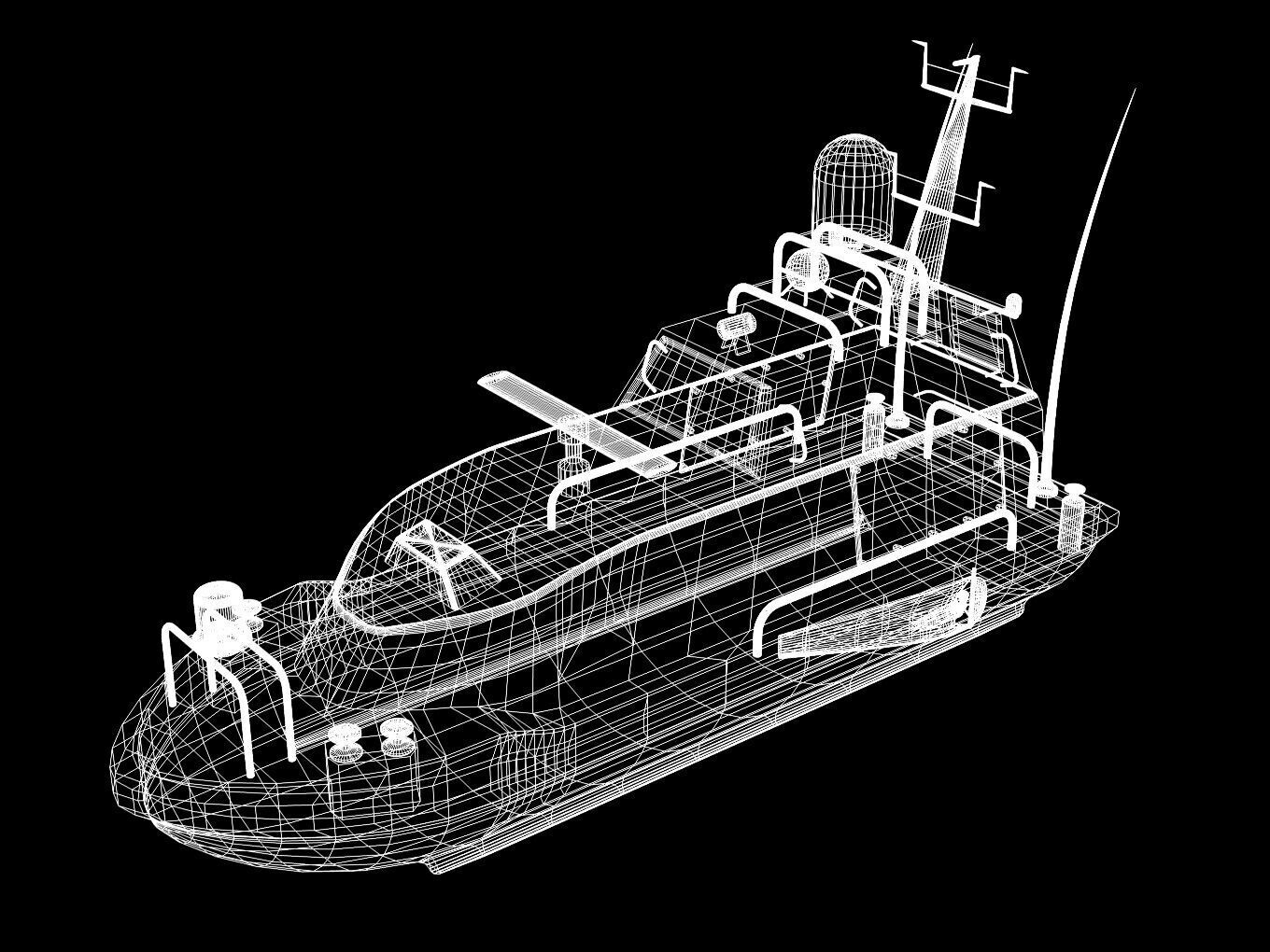 Autonomous Surface Vehicle 3D model_17