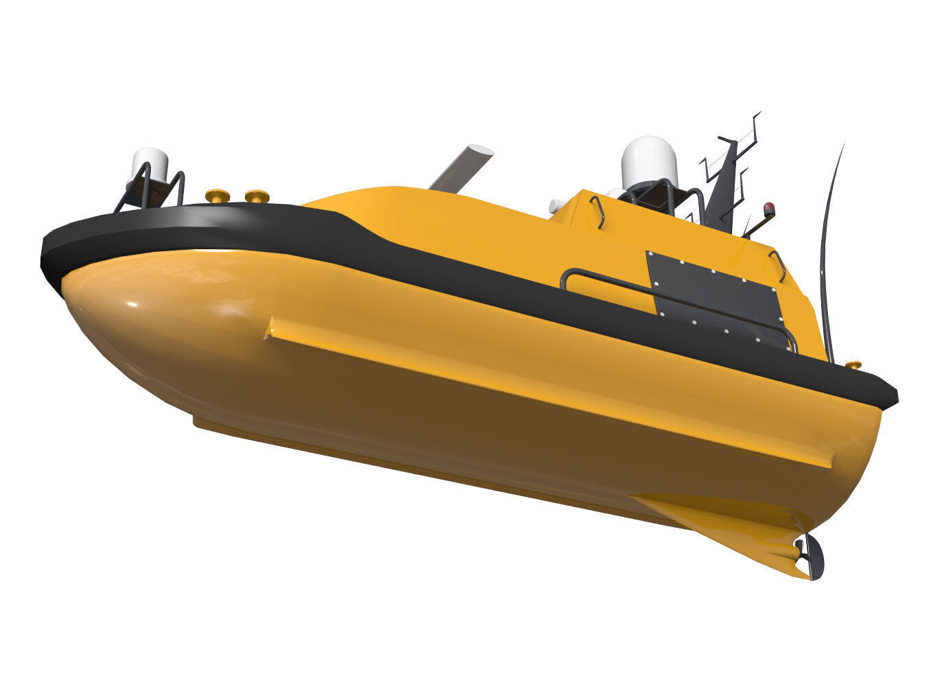 Autonomous Surface Vehicle 3D model_6