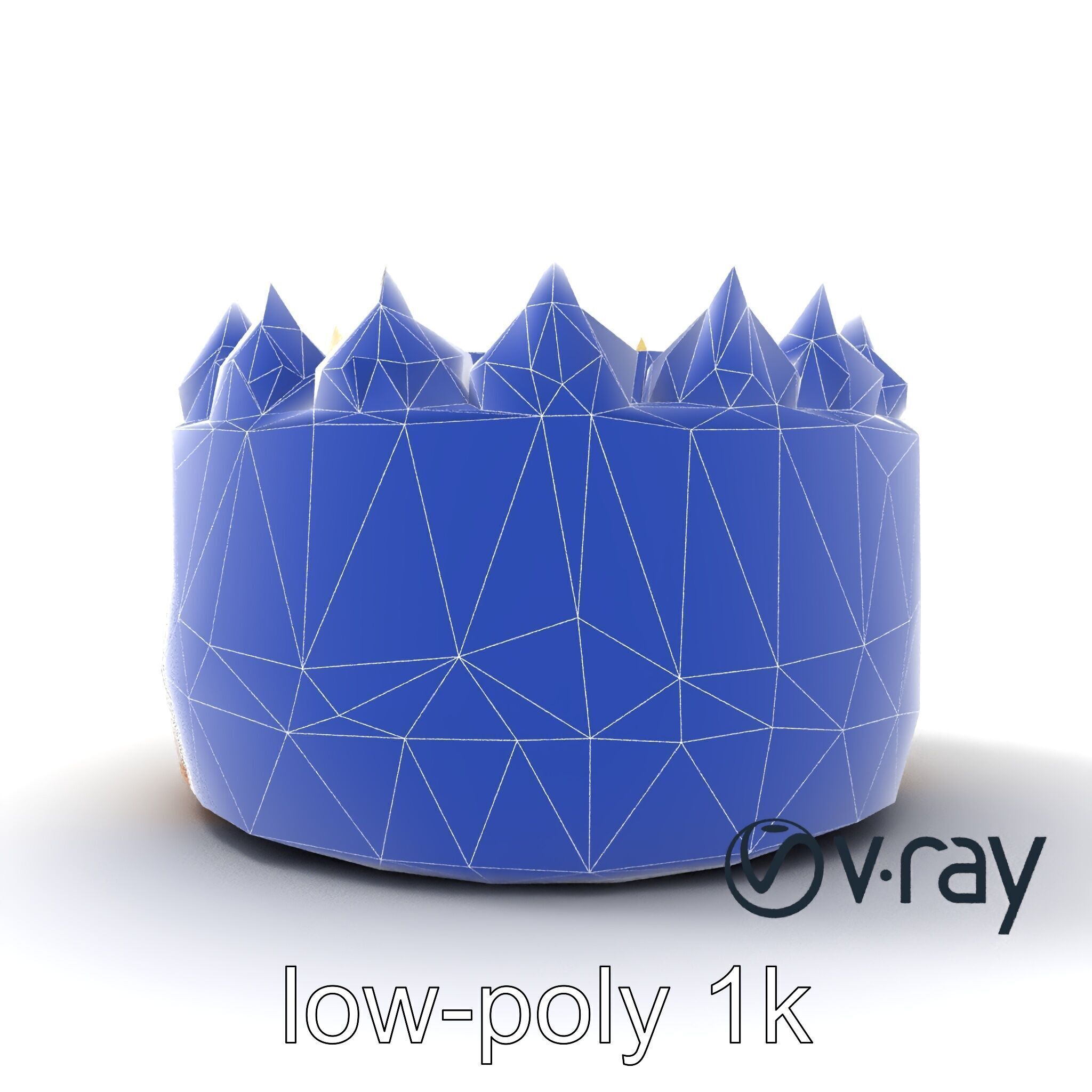 Zesty Lemon Meringue Cake model pack Low-poly 3D model_25