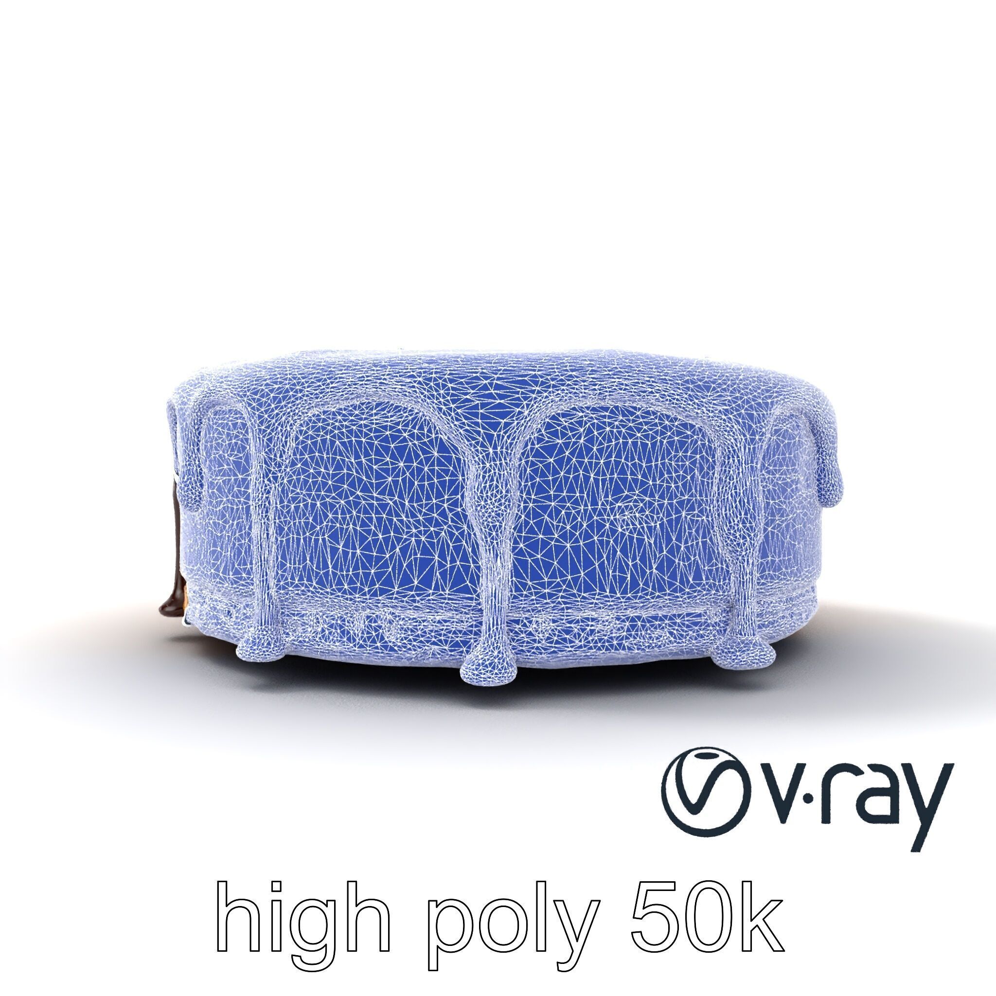 Rich Chocolate Ganache Cake model pack Low-poly 3D model_32