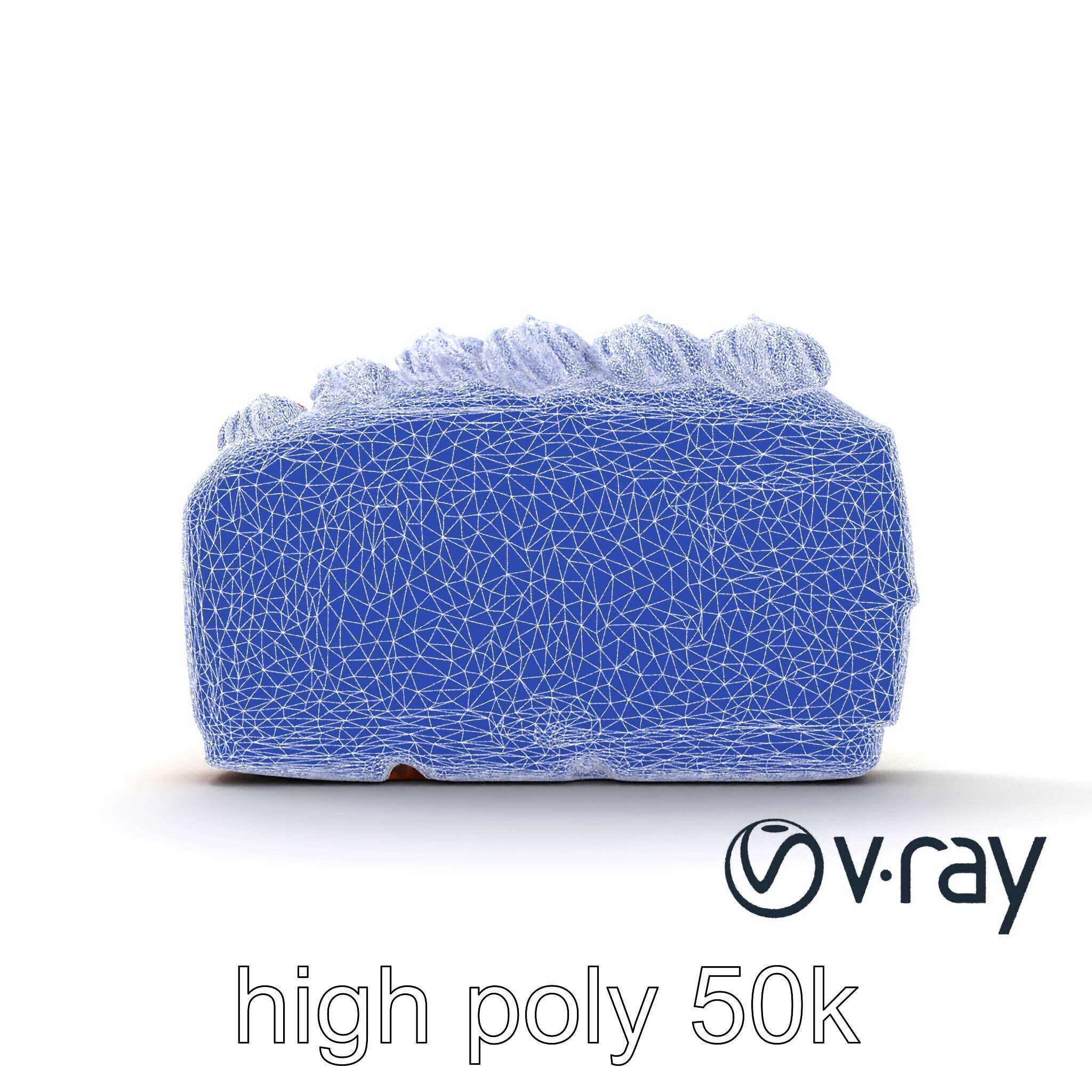 Vibrant Rainbow Cake 3D model pack Low-poly 3D model_32