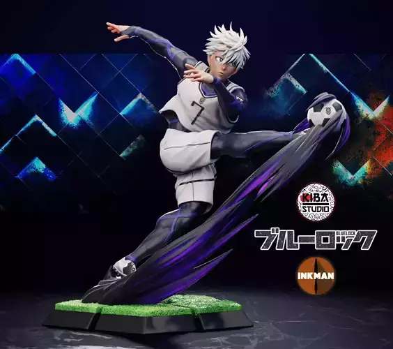 Seishiro Nagi Blue Lock 3D print model