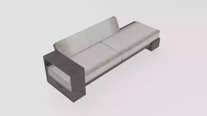 Modern three-seater sofa