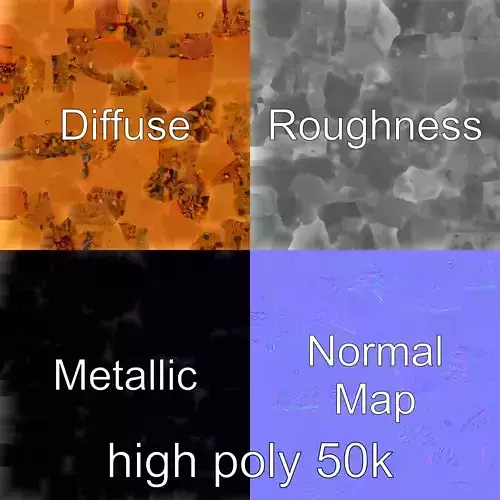 Spiced Rum Cake 3D model pack Low-poly 3D model