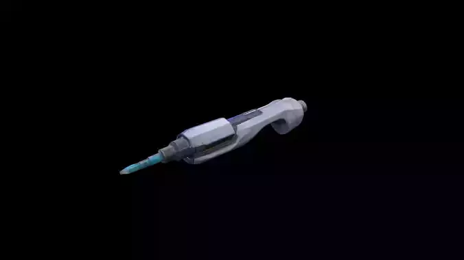 3d Render Of A Nanobot Injector Gun High Resolution