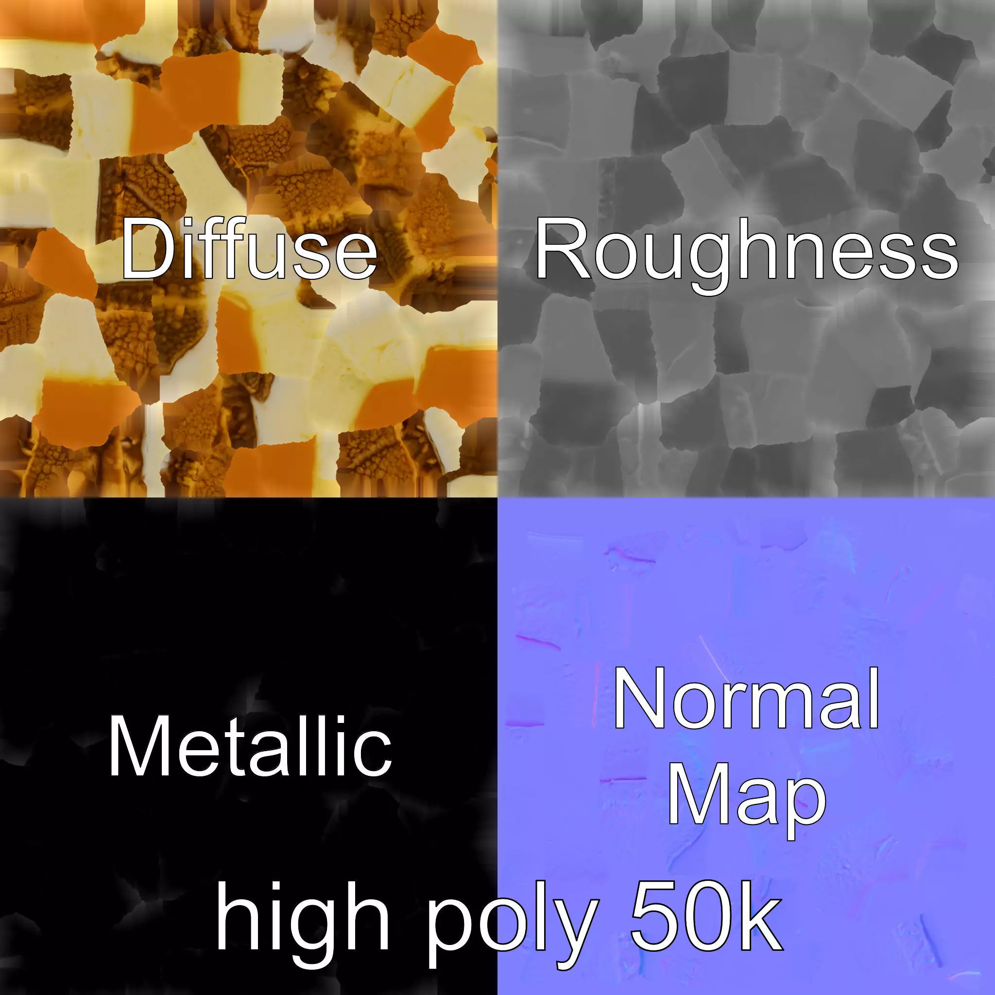 New York Cheesecake Slice model pack Low-poly 3D model_0