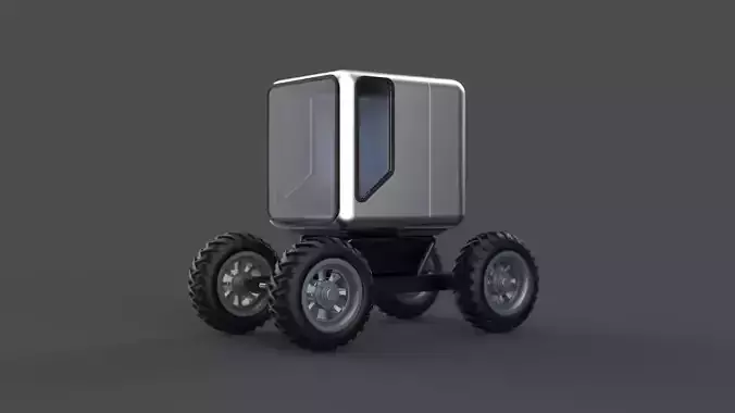 Science fiction style toy car