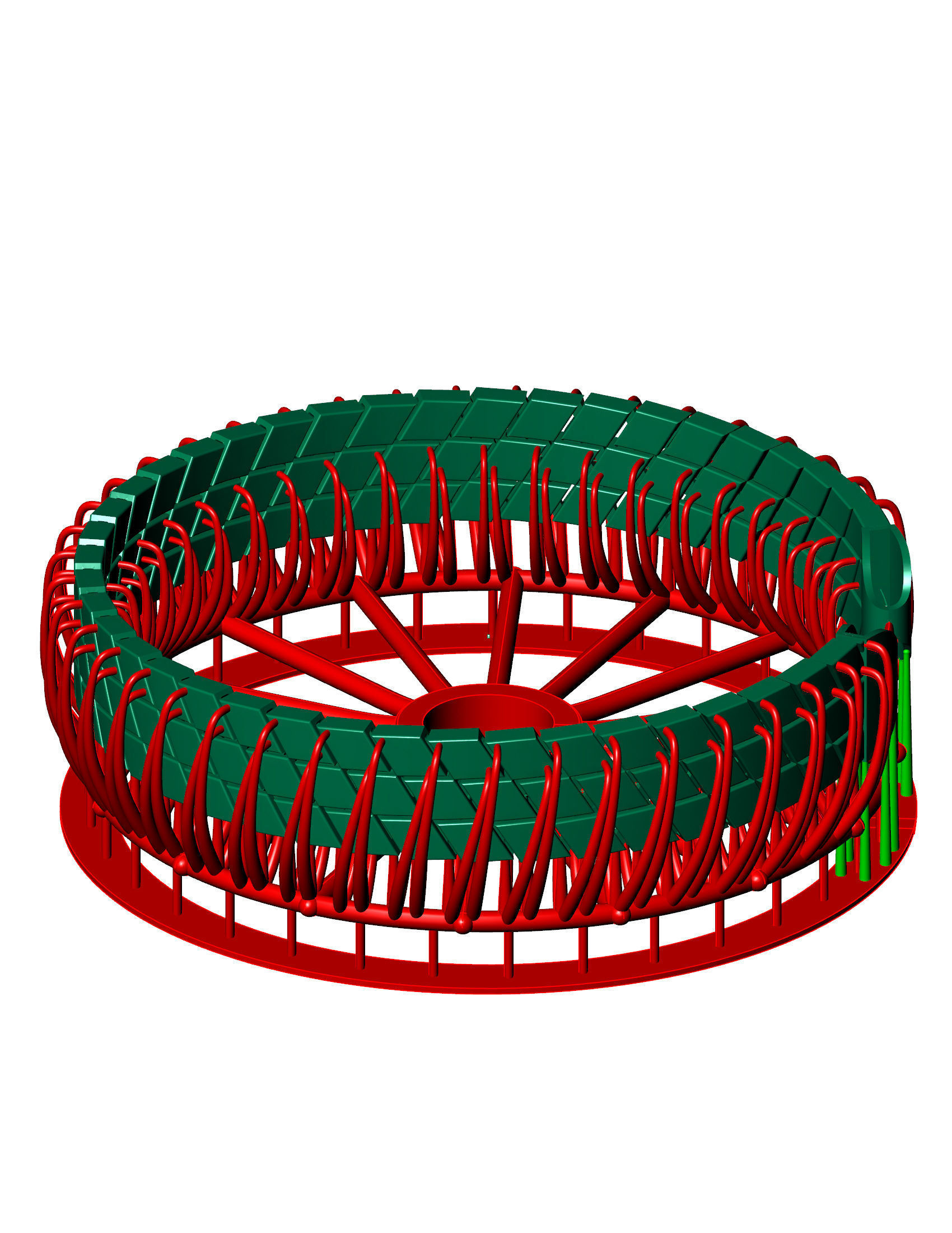 5 SET HIGHLY SOLD READY TO PRINT UNISEX BRACELET SPIRAL TYPE 3D Model Collection_2