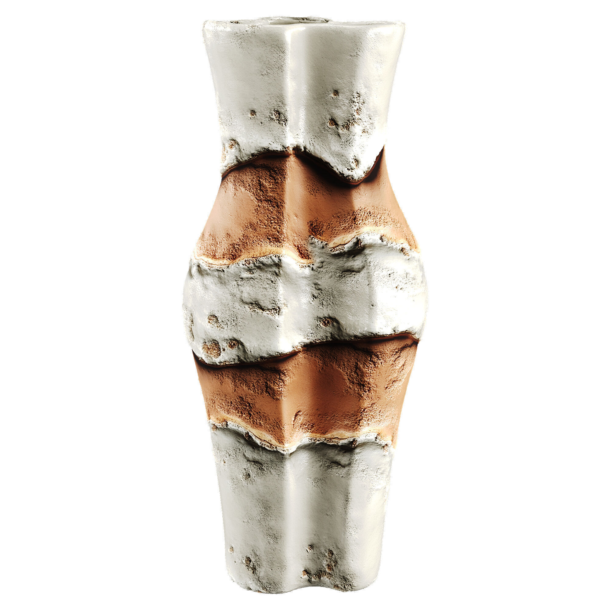 Vase decor Low-poly 3D model_12