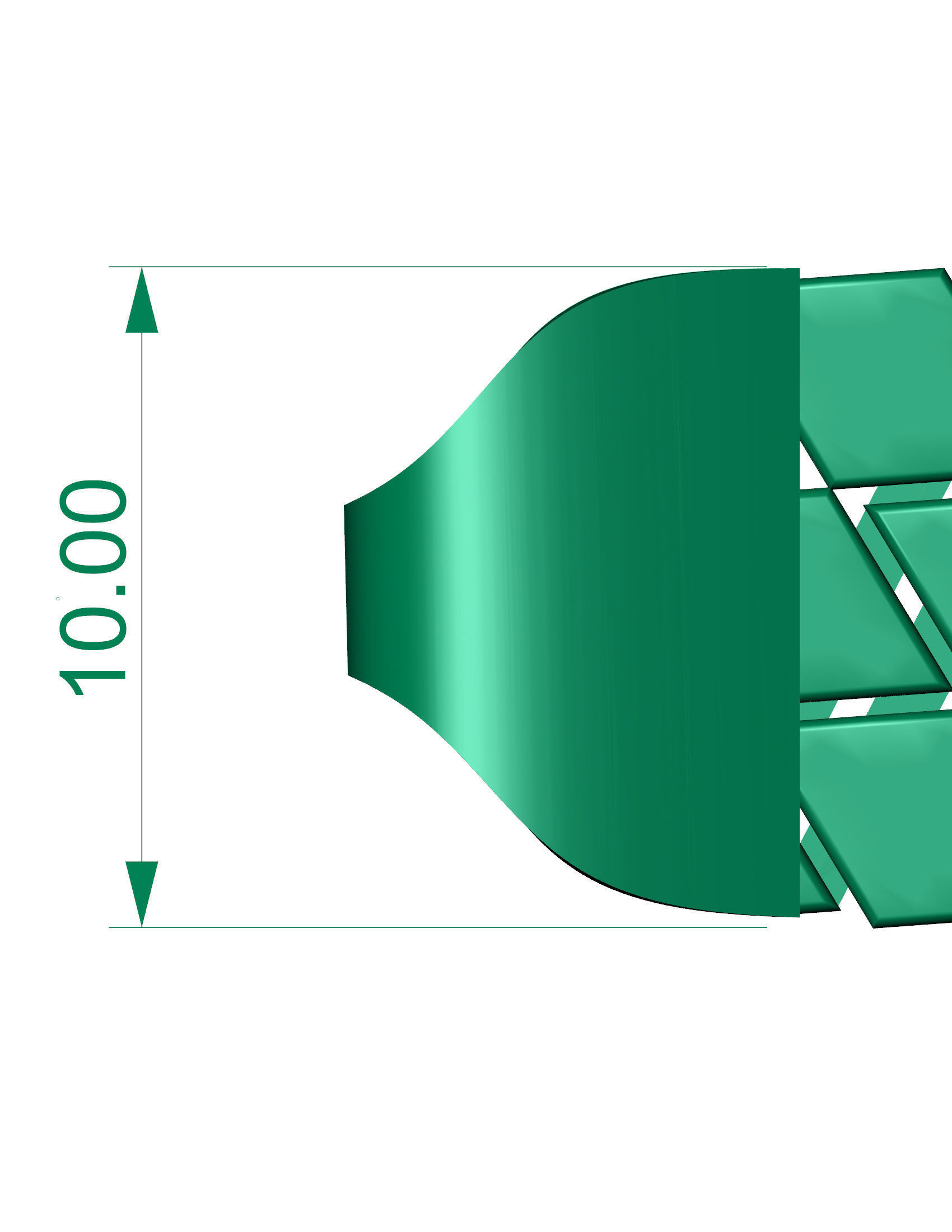 5 SET PREMIUM READY TO PRINT UNISEX BRACELET STRICK TYPE 3D Model Collection_1