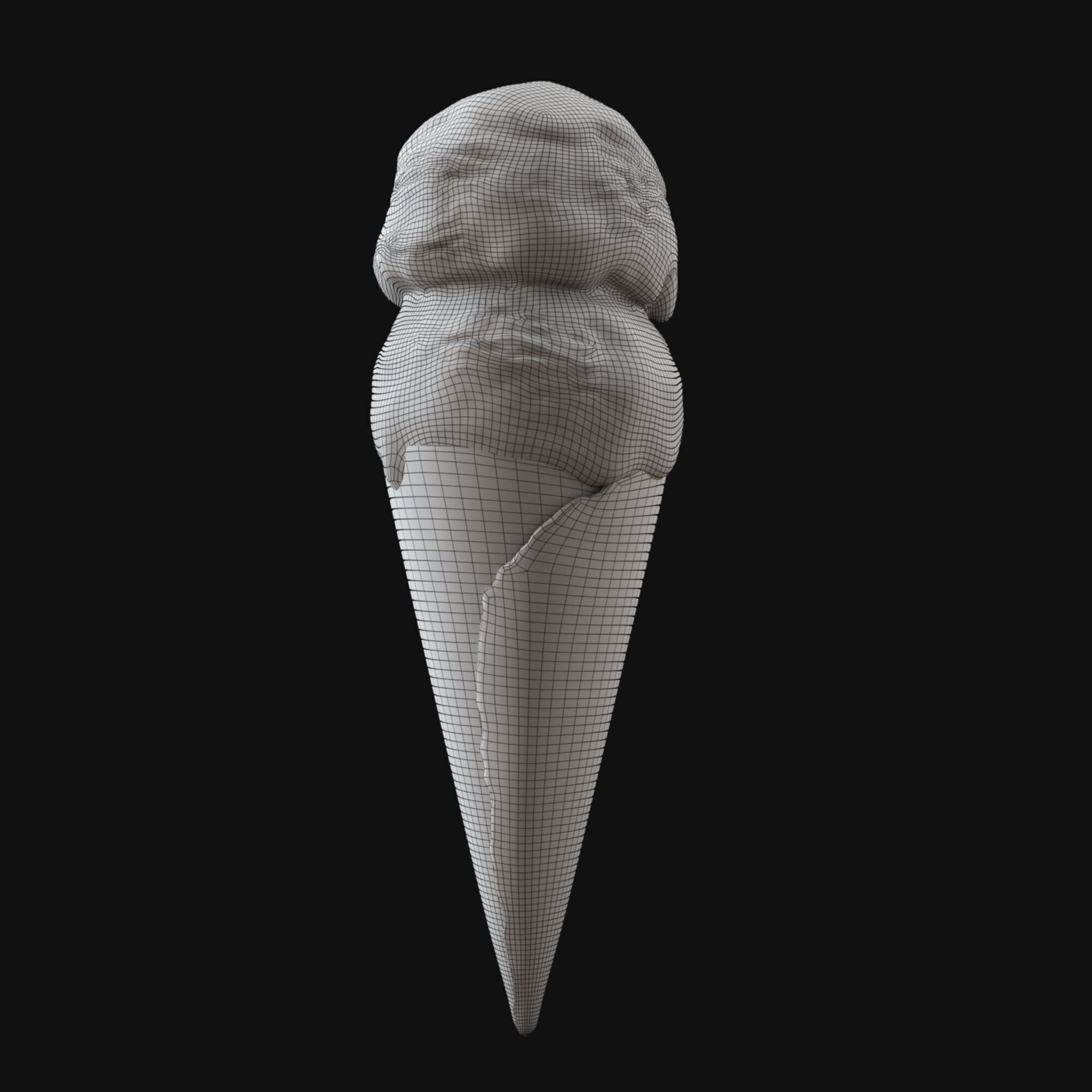 Ice Cream Cones 3D model_9
