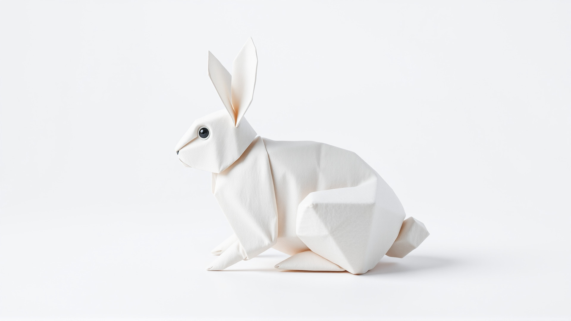 Origami Rabbit Sculpture Model Pack Low-poly 3D model_4