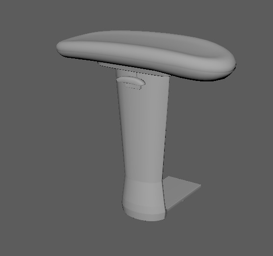 Chair Handrest multpile variations 3D model_37