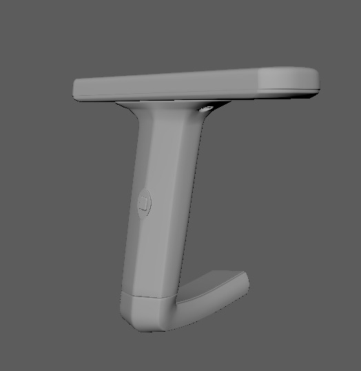 Chair Handrest multpile variations 3D model_23