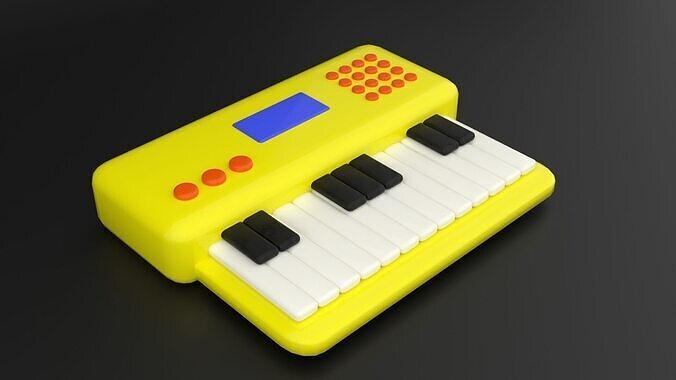  Keyboard  3D Model Low-poly 3D model